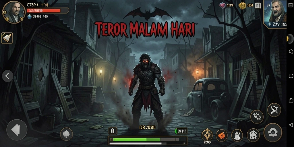 Screenshot menampilkan gameplay C789 yang menegangkan dan misterius.