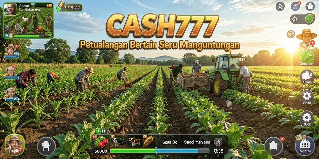 Tampilan gameplay CASH777 yang menarik dan realistis.