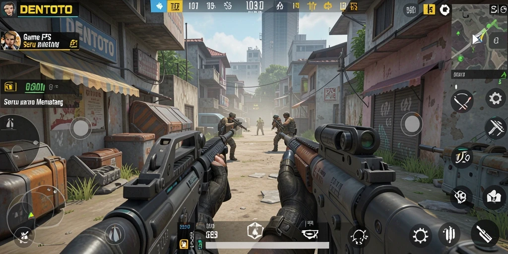 Tampilan menarik dari gameplay DENTOTO yang seru dan mendebarkan.