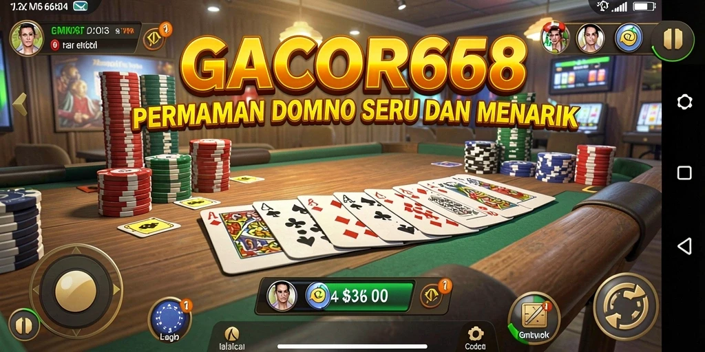 GACOR668 menampilkan gameplay Domino yang seru dan interaktif.