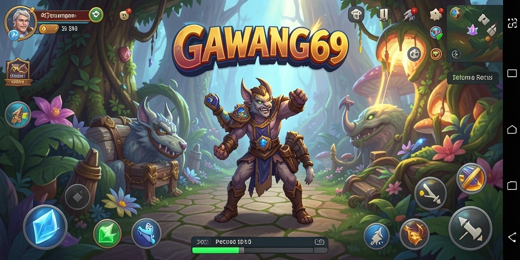 Tampilan gameplay GAWANG69 yang mendebarkan dan mengasyikkan.
