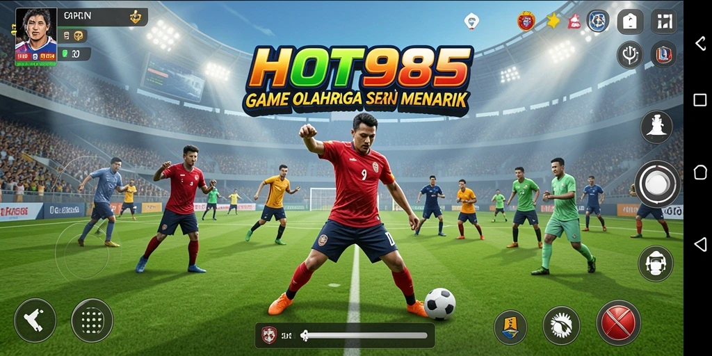 Tampilan gameplay HOT985 yang dinamis dan seru dalam olahraga.