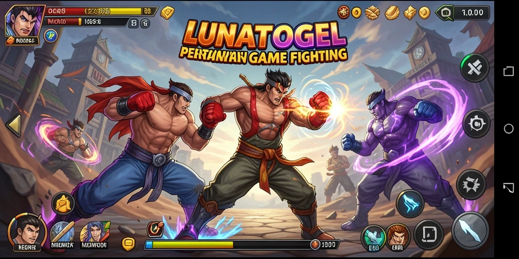 Gameplay menarik LUNATOGEL dengan pertarungan yang mendebarkan.