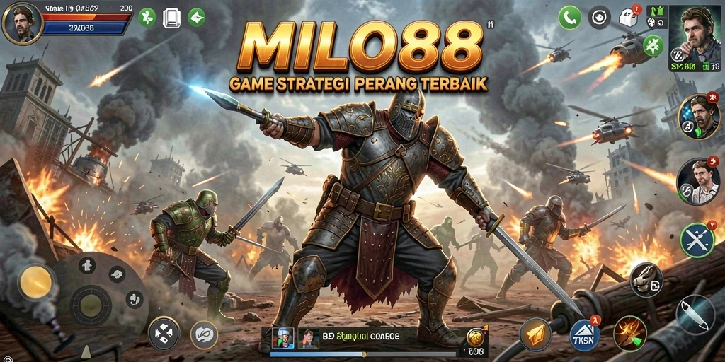 Tampilan gameplay SLG yang menarik di MILO88.