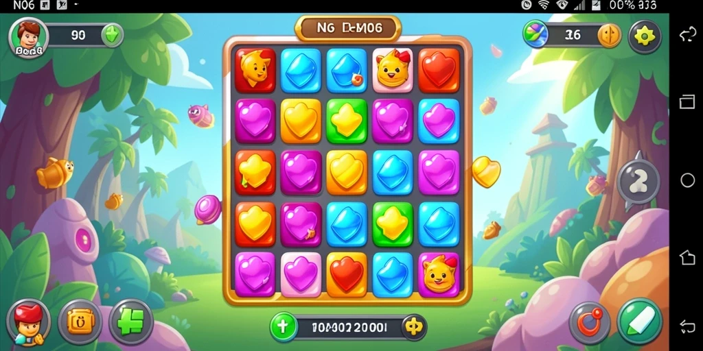 Tampilan gameplay N06 yang seru dan menantang.