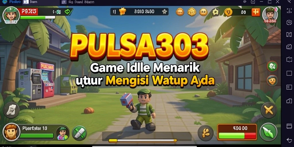 Screenshot PULSA303 menampilkan gameplay yang santai dan interaktif.