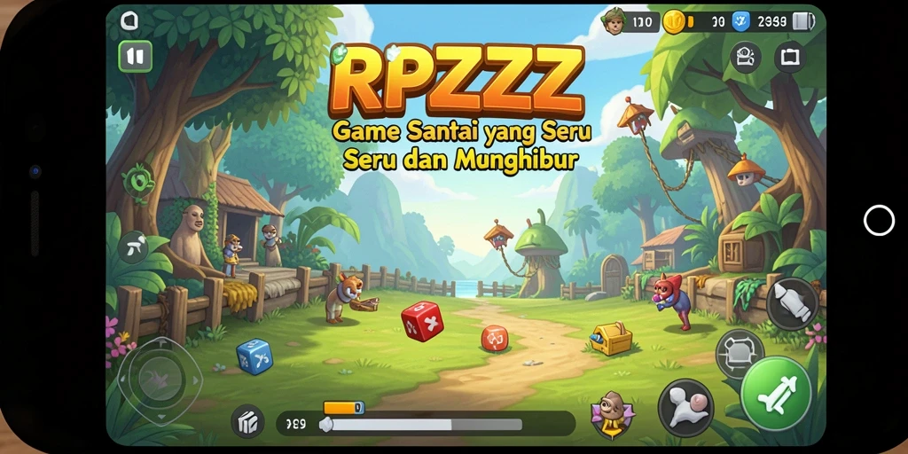 Screenshot permainan RPZZZ yang menampilkan keseruan gameplay Casual.