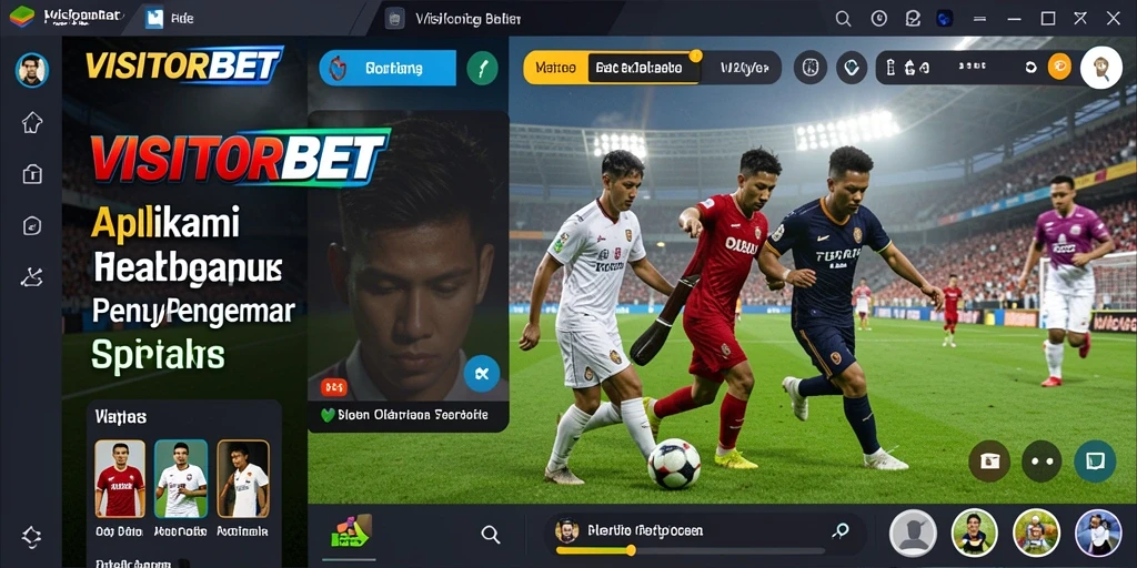 Tampilan gameplay VISITORBET yang interaktif dan informatif.
